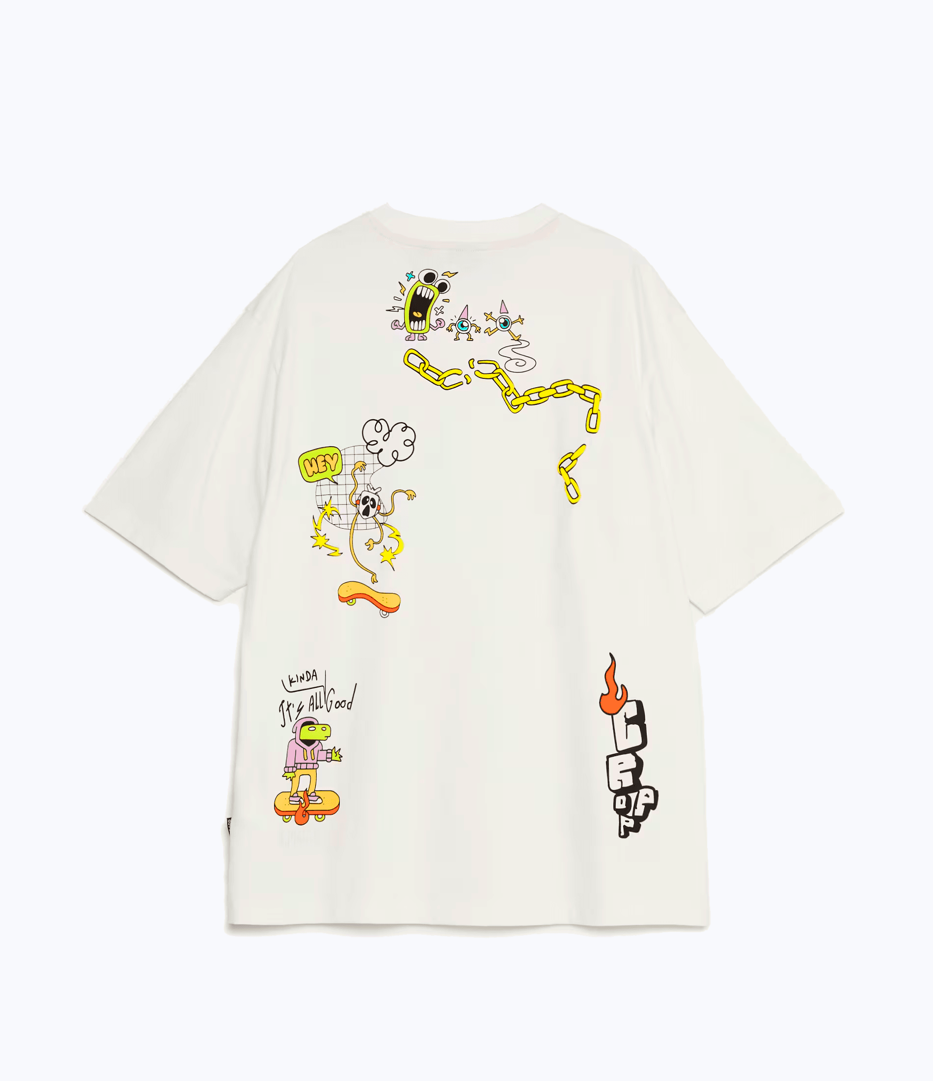 Graffiti neon T-shirt