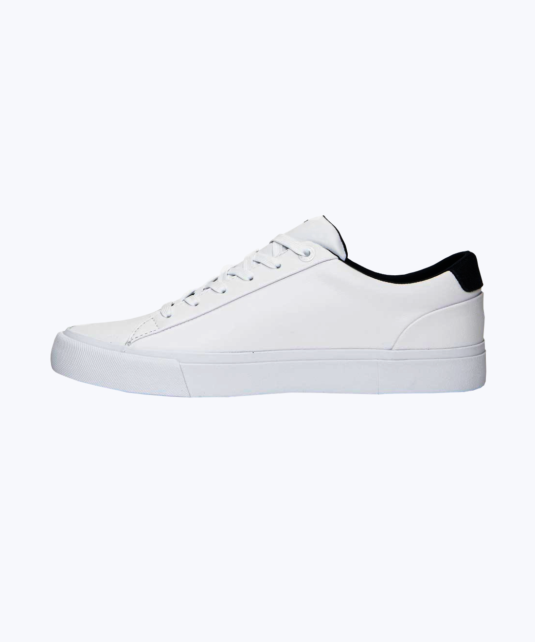 White leather sneakers