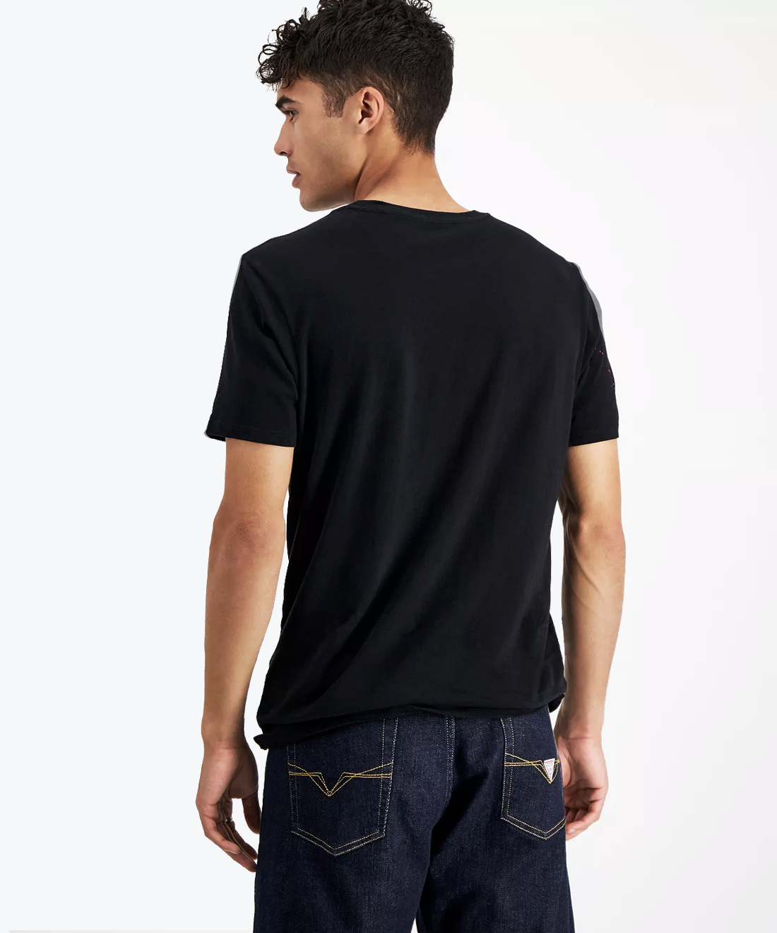 Black t-shirt with print