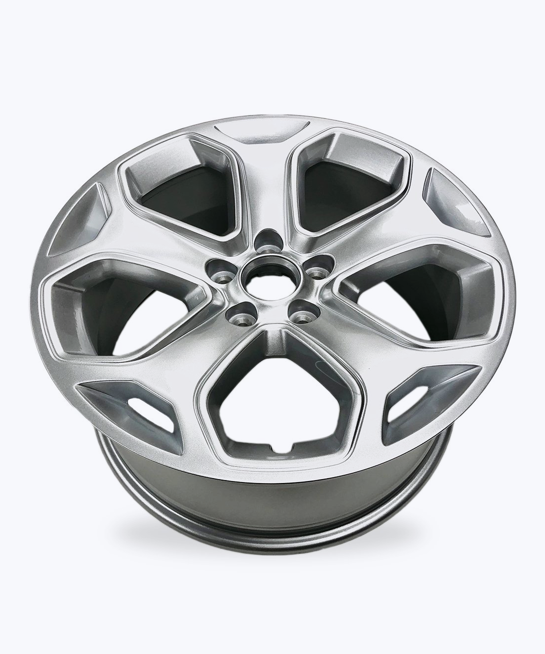 Silver wheels rims