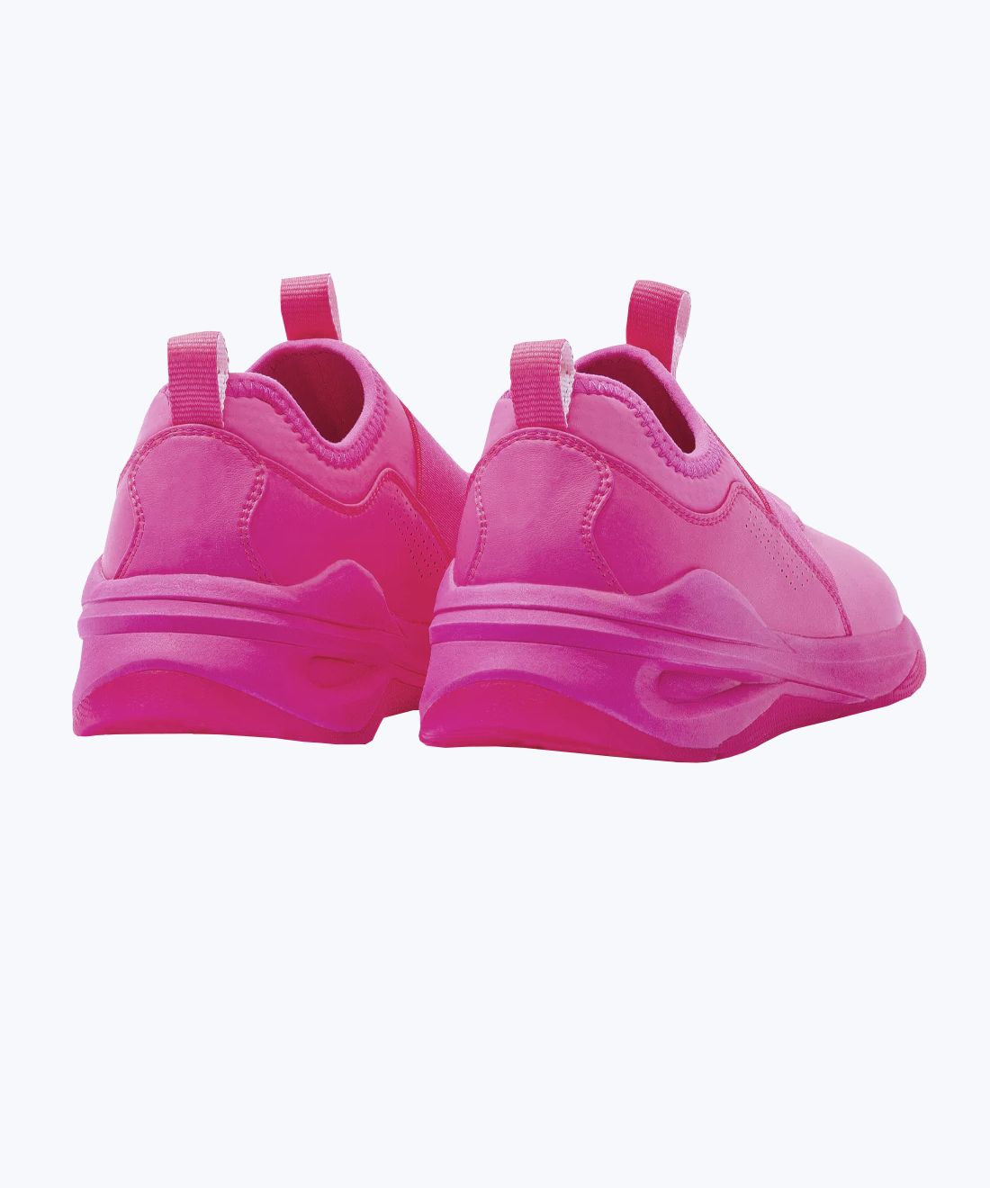 Pink slip-on sneakers