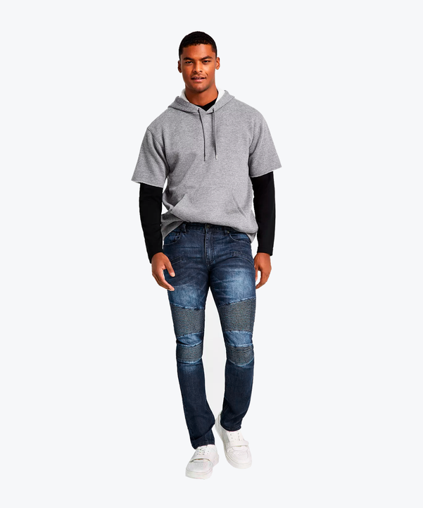 Dark blue skinny jeans