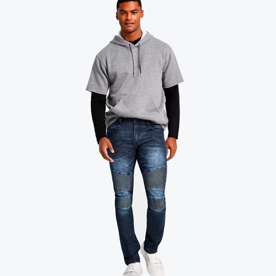 Dark blue skinny jeans