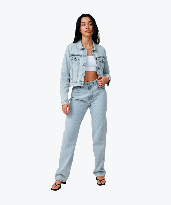 Light blue denim jacket