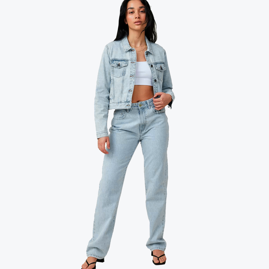 Light blue denim jacket