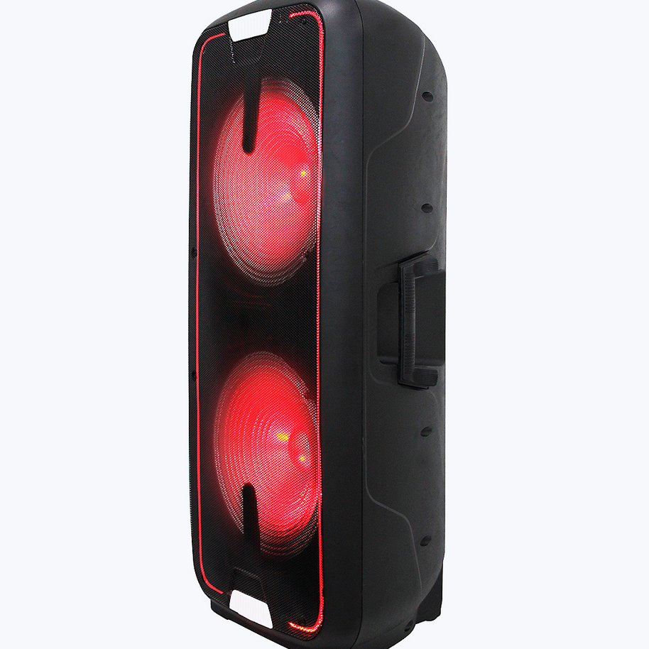 Lighted portable speaker