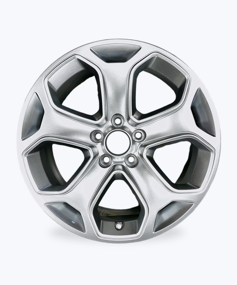 Silver wheels rims