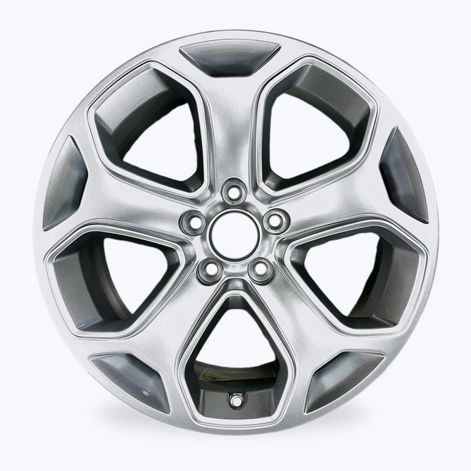 Silver wheels rims