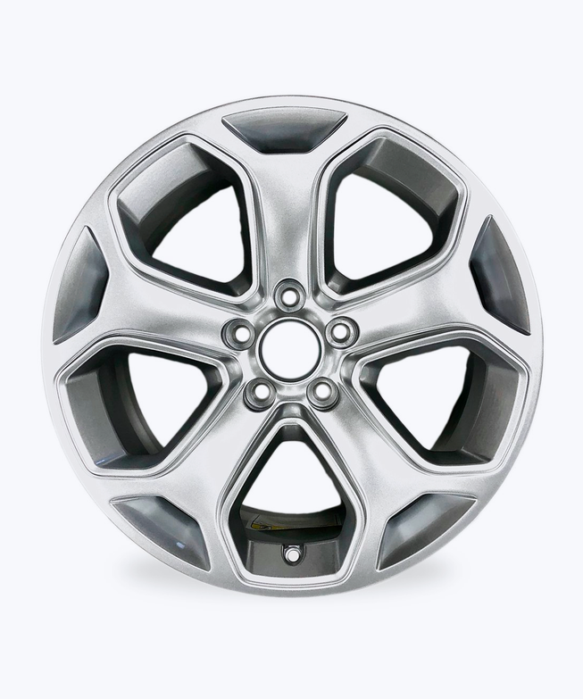 Silver wheels rims