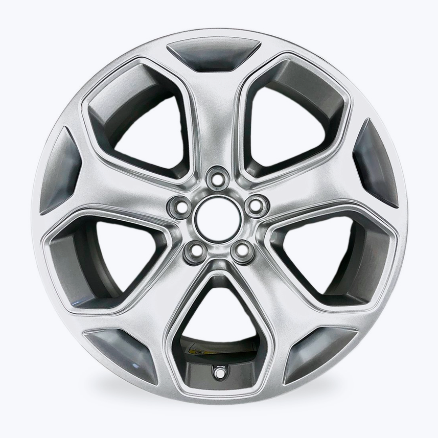Silver wheels rims
