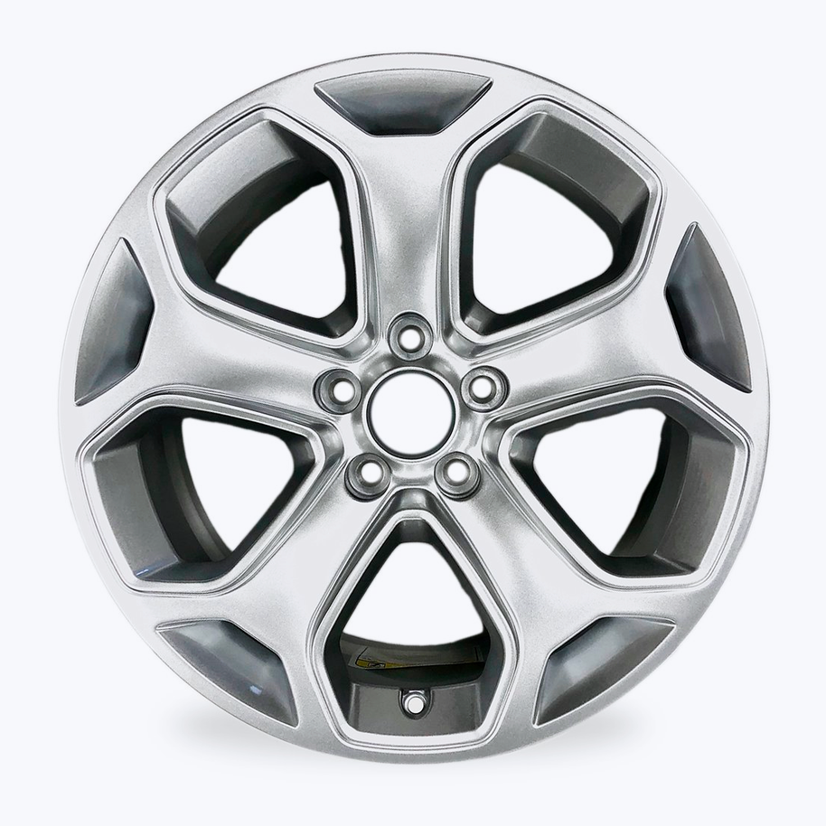Silver wheels rims