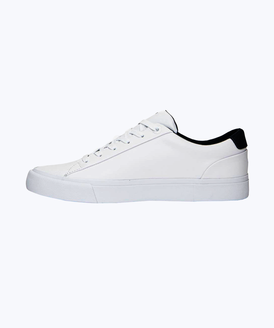 White leather sneakers