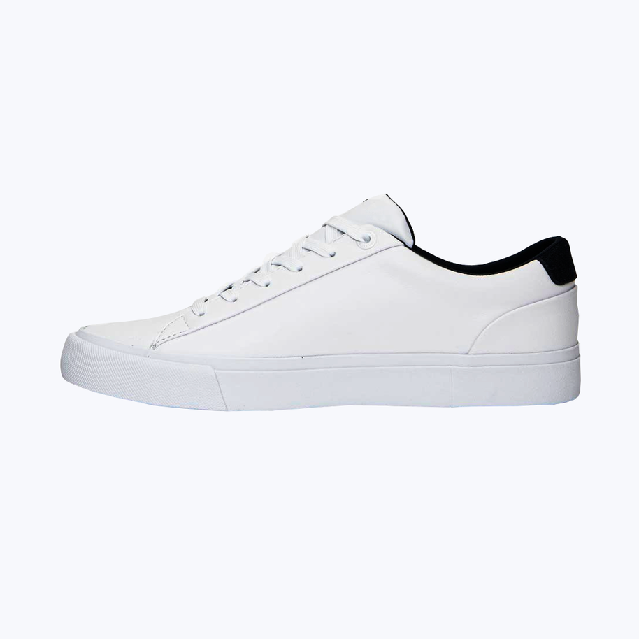 White leather sneakers