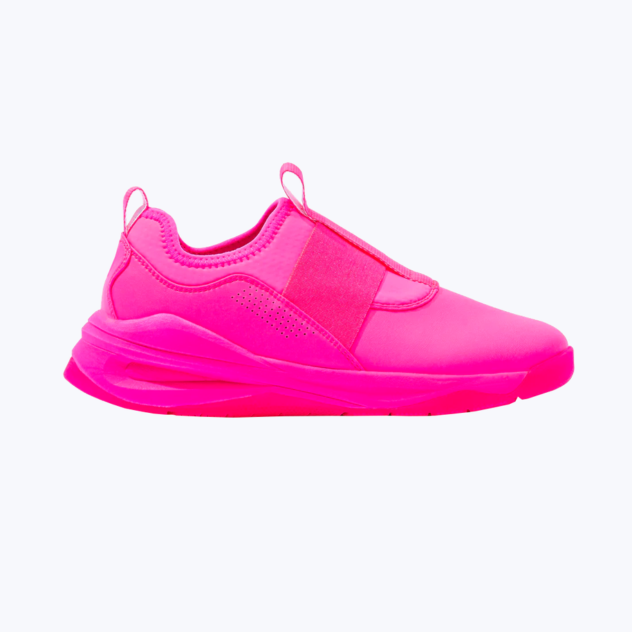Pink slip-on sneakers