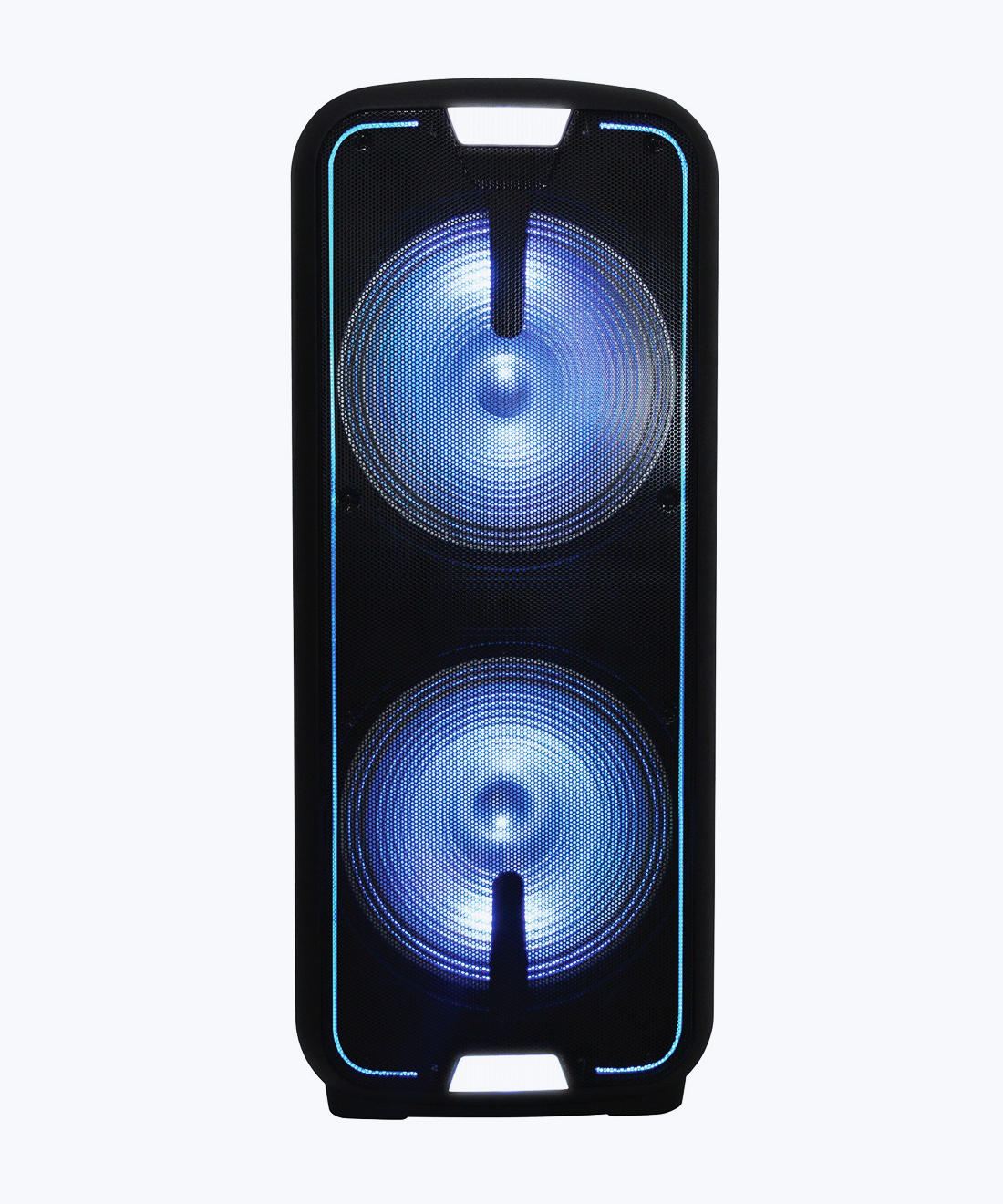 Lighted portable speaker