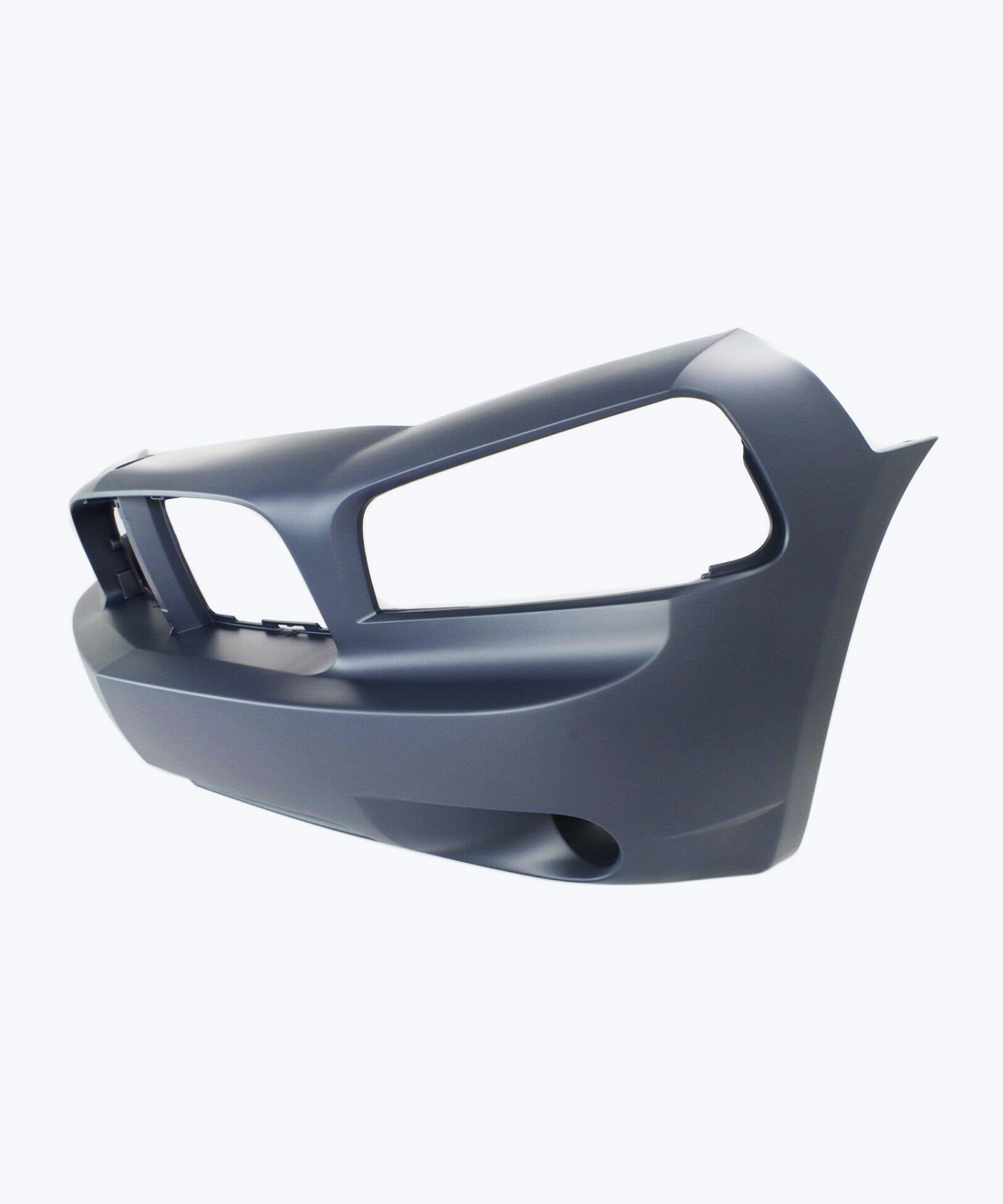 Blue painted front bumper