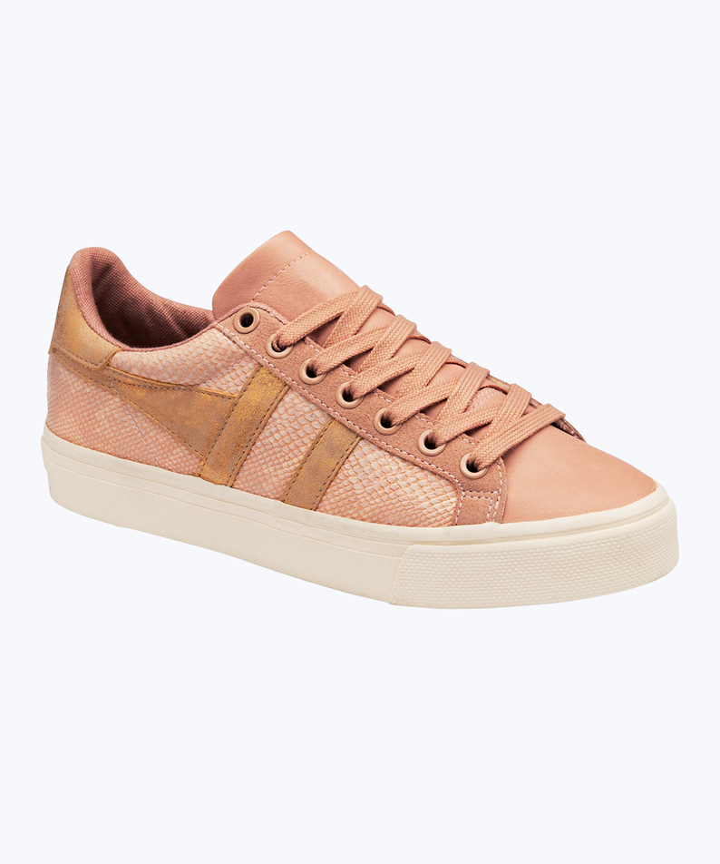 Snakeskin effect sneakers