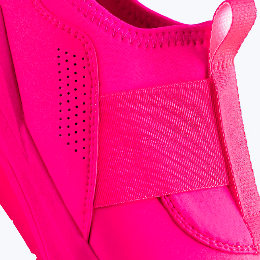 Pink slip-on sneakers