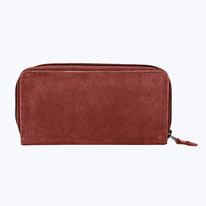 Leather zip around wallet