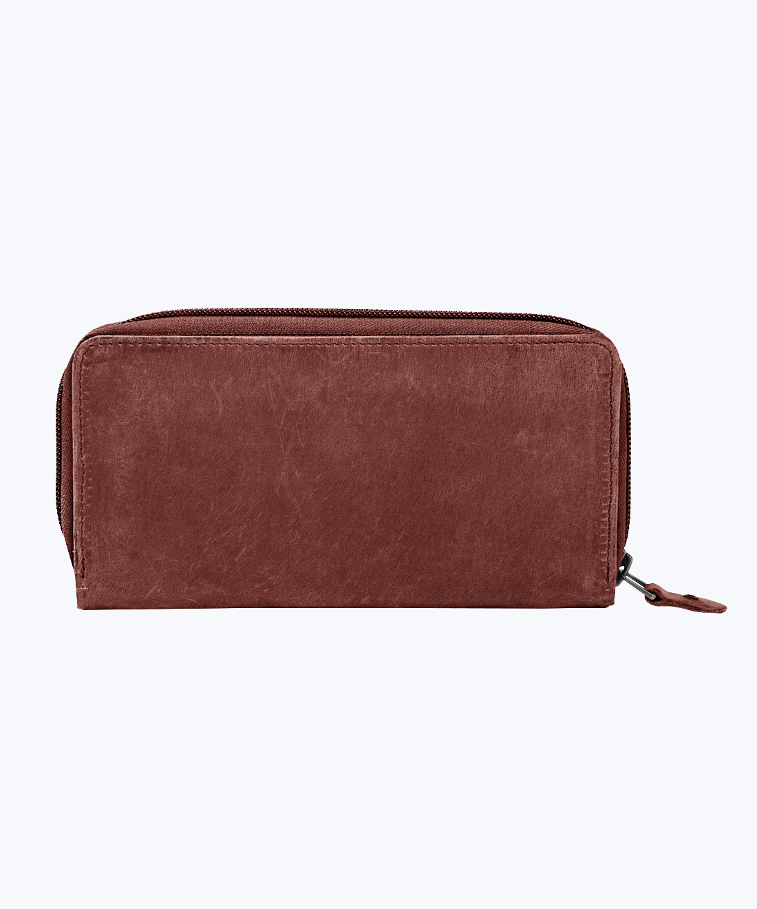 Leather zip around wallet