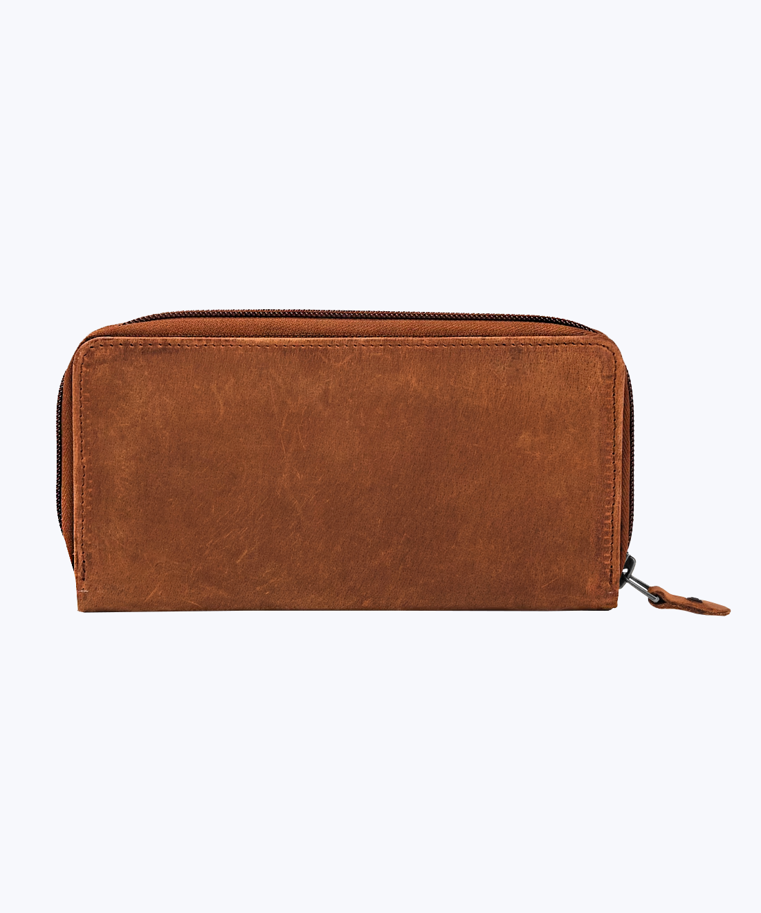 Leather zip around wallet