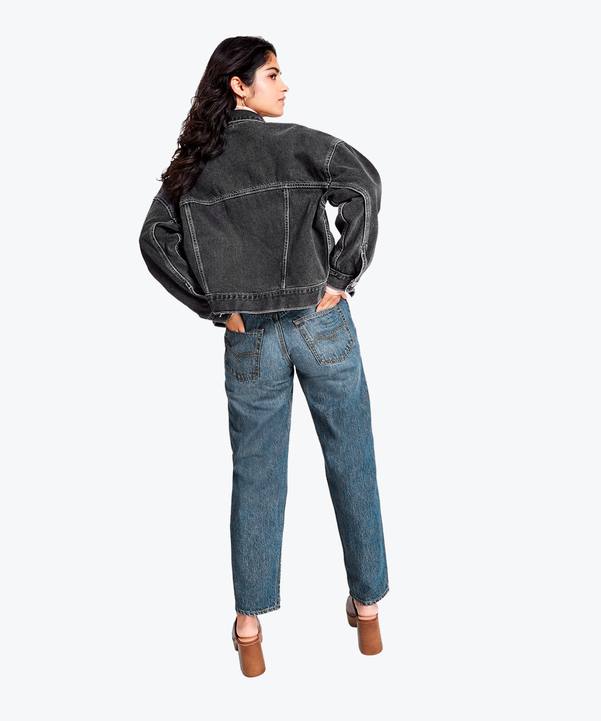 Oversized denim jacket