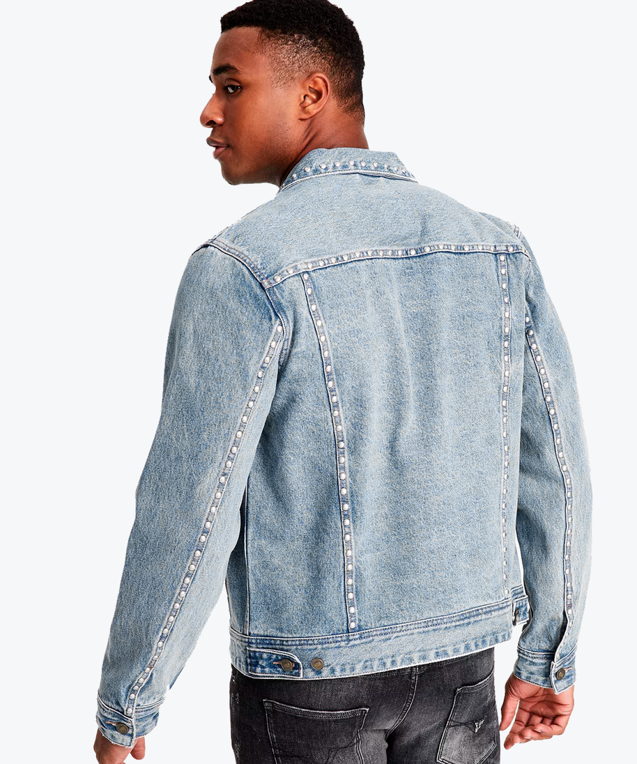 Studded denim jacket
