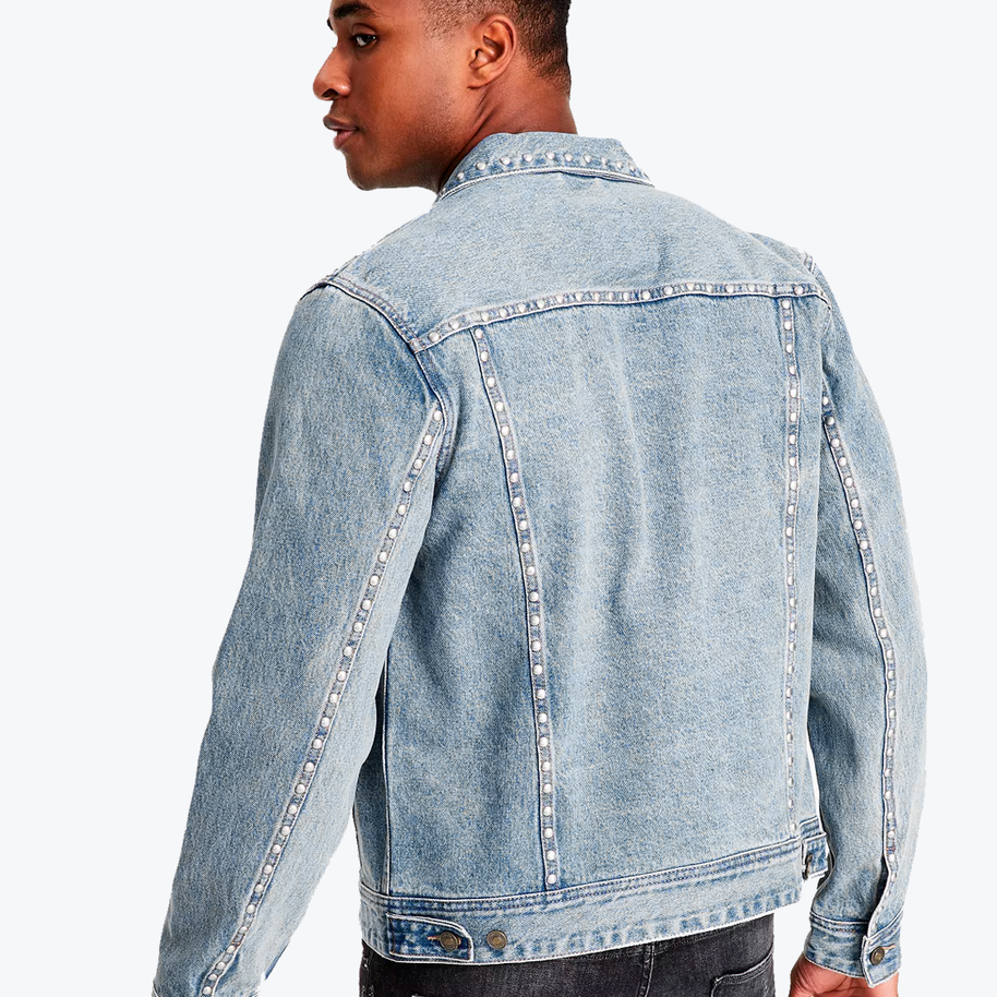 Studded denim jacket