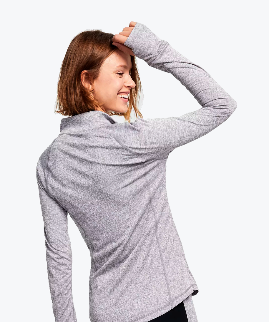 Grey full zip jacket