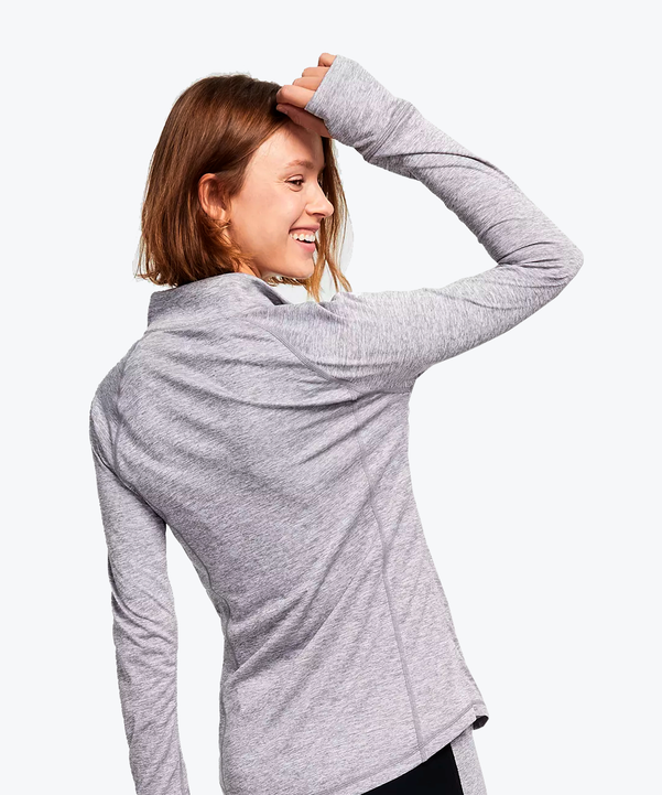 Grey full zip jacket