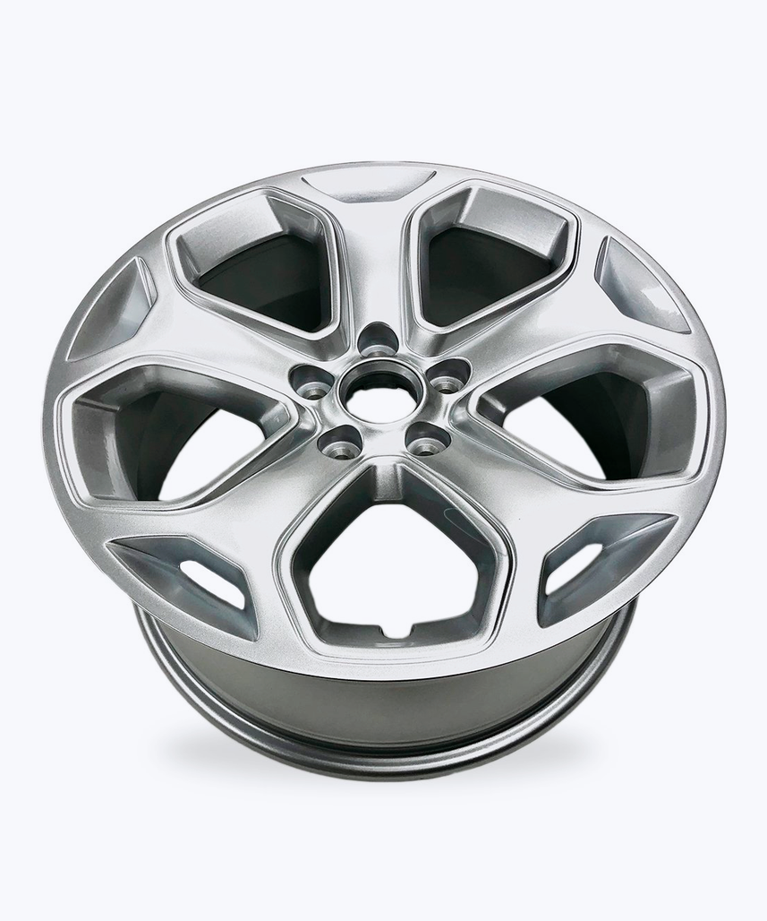 Silver wheels rims
