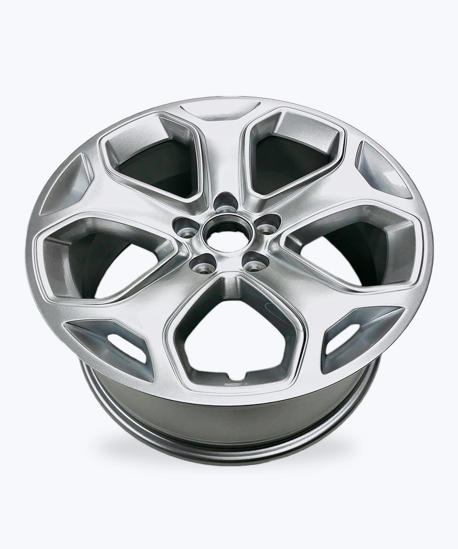 Silver wheels rims