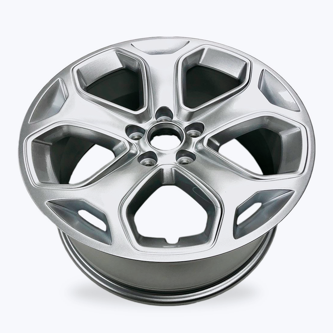 Silver wheels rims