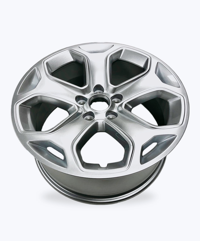 Silver wheels rims