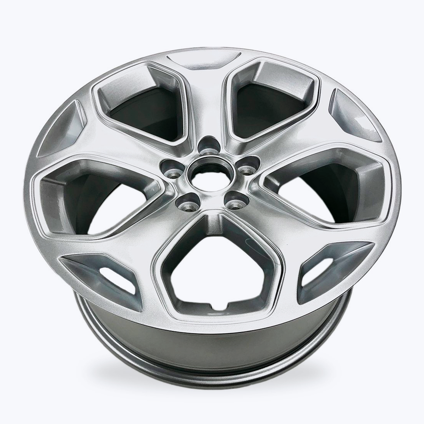 Silver wheels rims