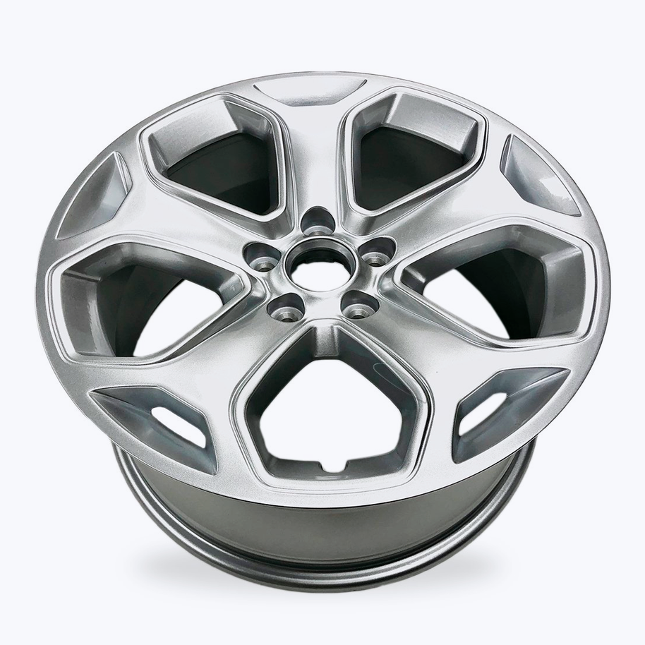 Silver wheels rims