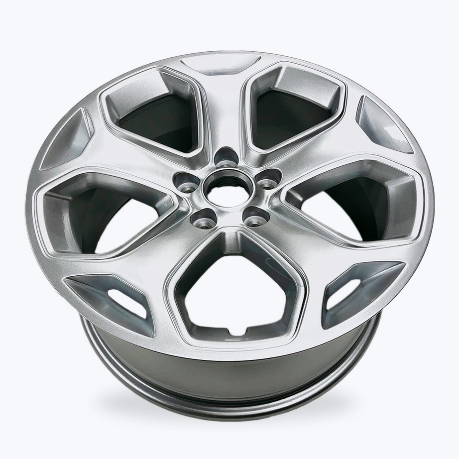 Silver wheels rims