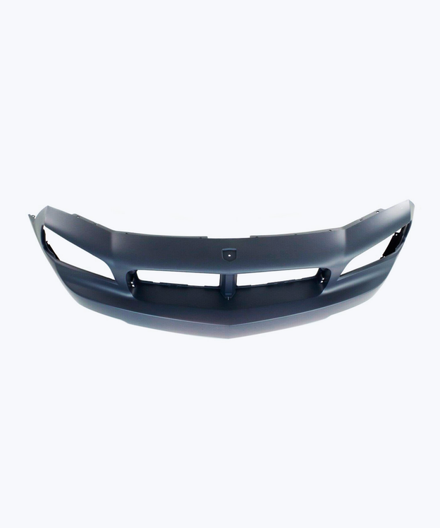 Blue painted front bumper