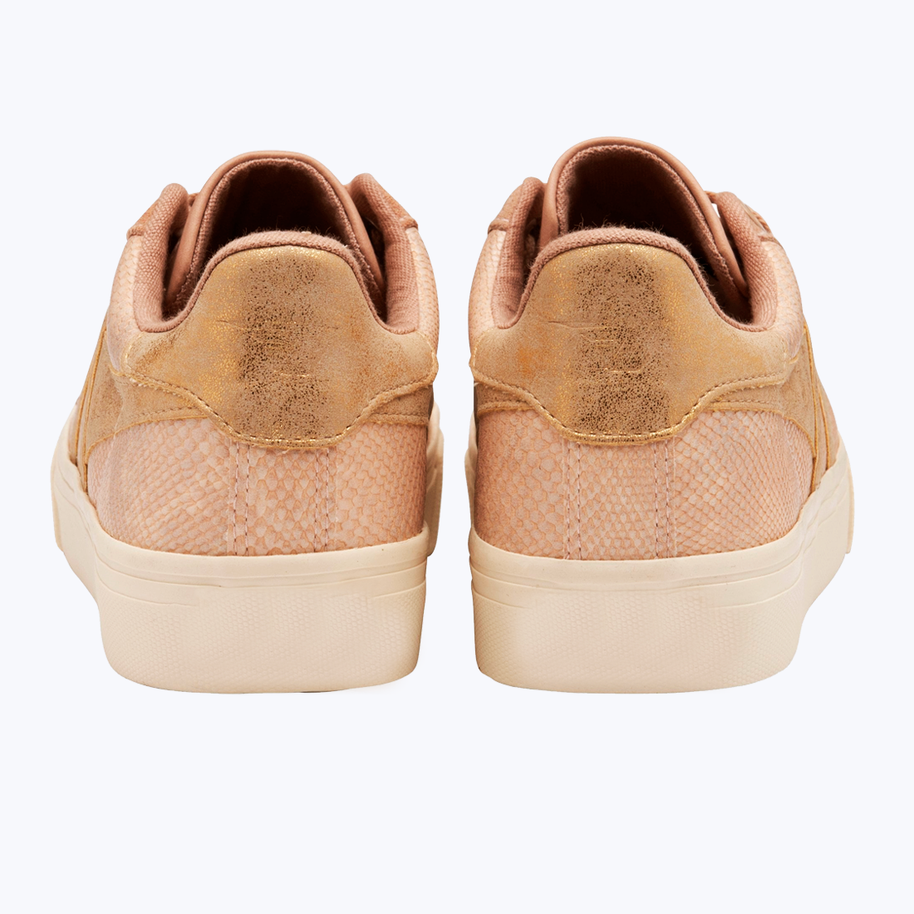 Snakeskin effect sneakers
