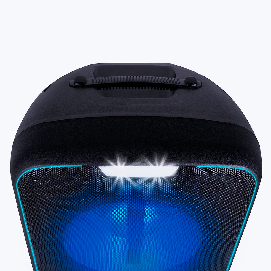 Lighted portable speaker