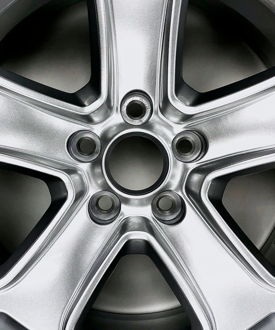 Silver wheels rims