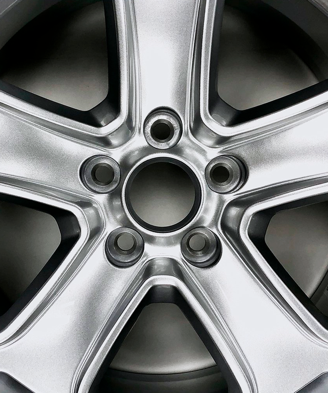 Silver wheels rims