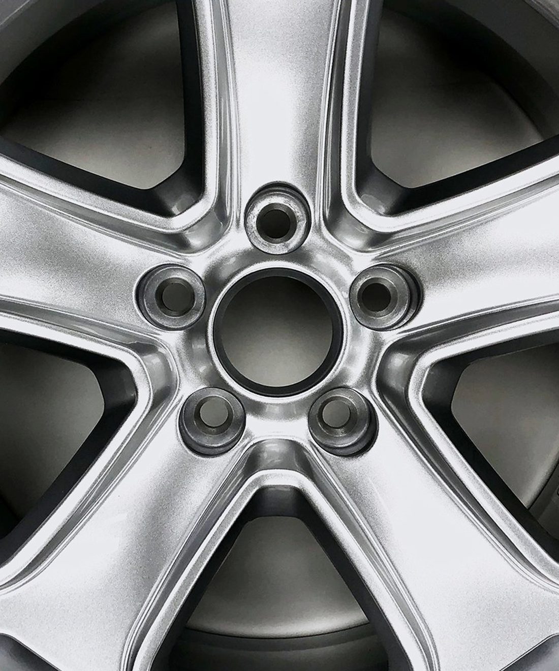Silver wheels rims