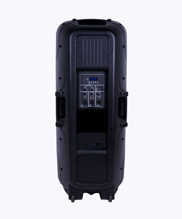 Lighted portable speaker