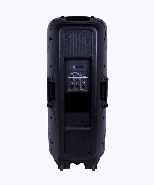 Lighted portable speaker