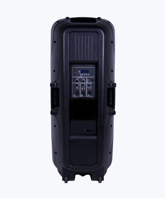 Lighted portable speaker