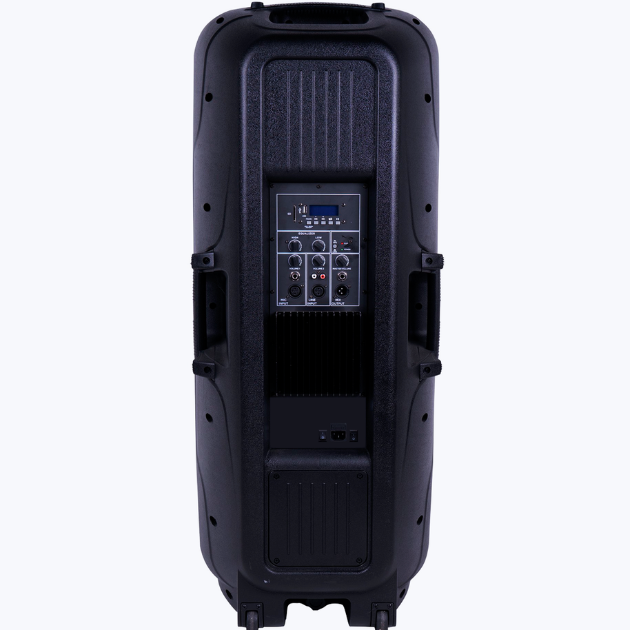 Lighted portable speaker