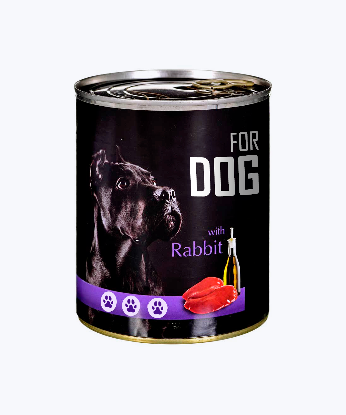 Canned dog food